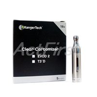 Kangertech EVOD 2 BDCC eGo デュアルコイル メタルクリアカトマイザー (5個入)